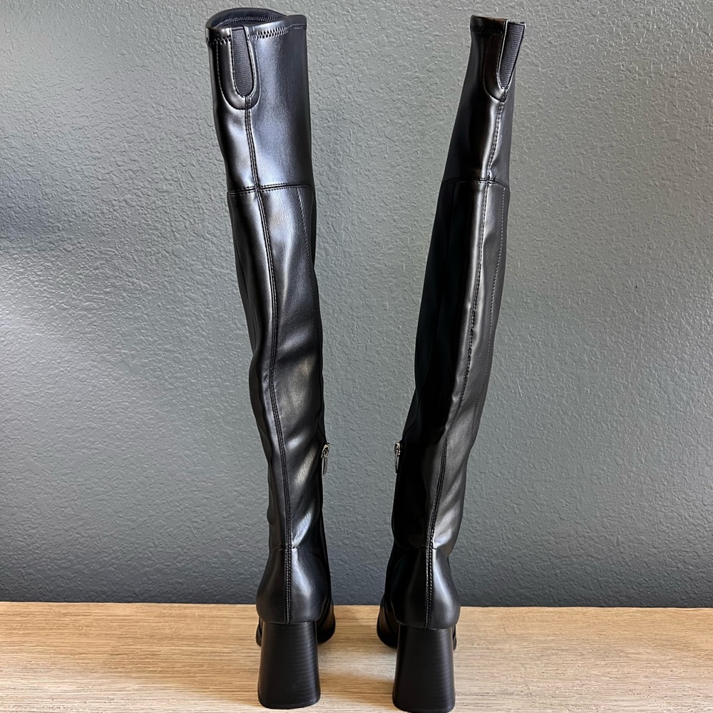 🆕 Marc Fisher Black Over the Knee Boots - Picture 5 of 9